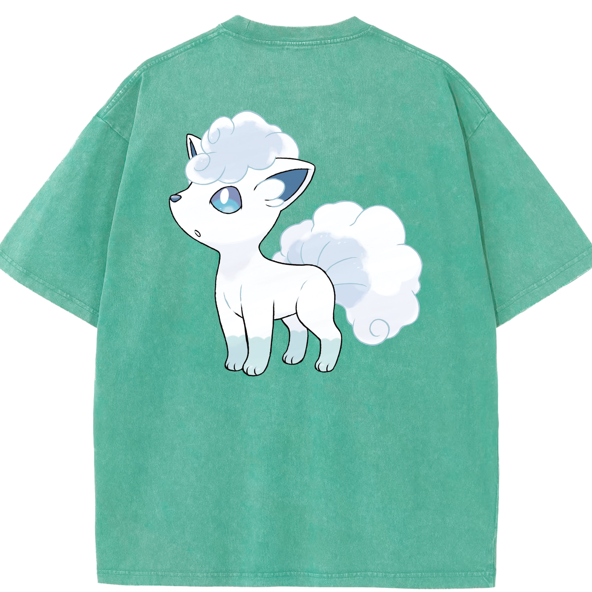 （画像用） ポケットモンスター Pokémon 綿100% ヴィンテージ風 半袖Tシャツ（背面プリント）